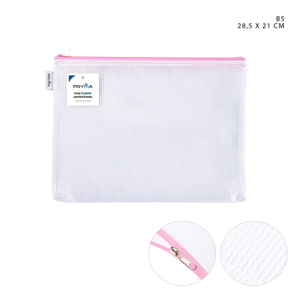 Porta documentos transparente B5 28.5x21 cm