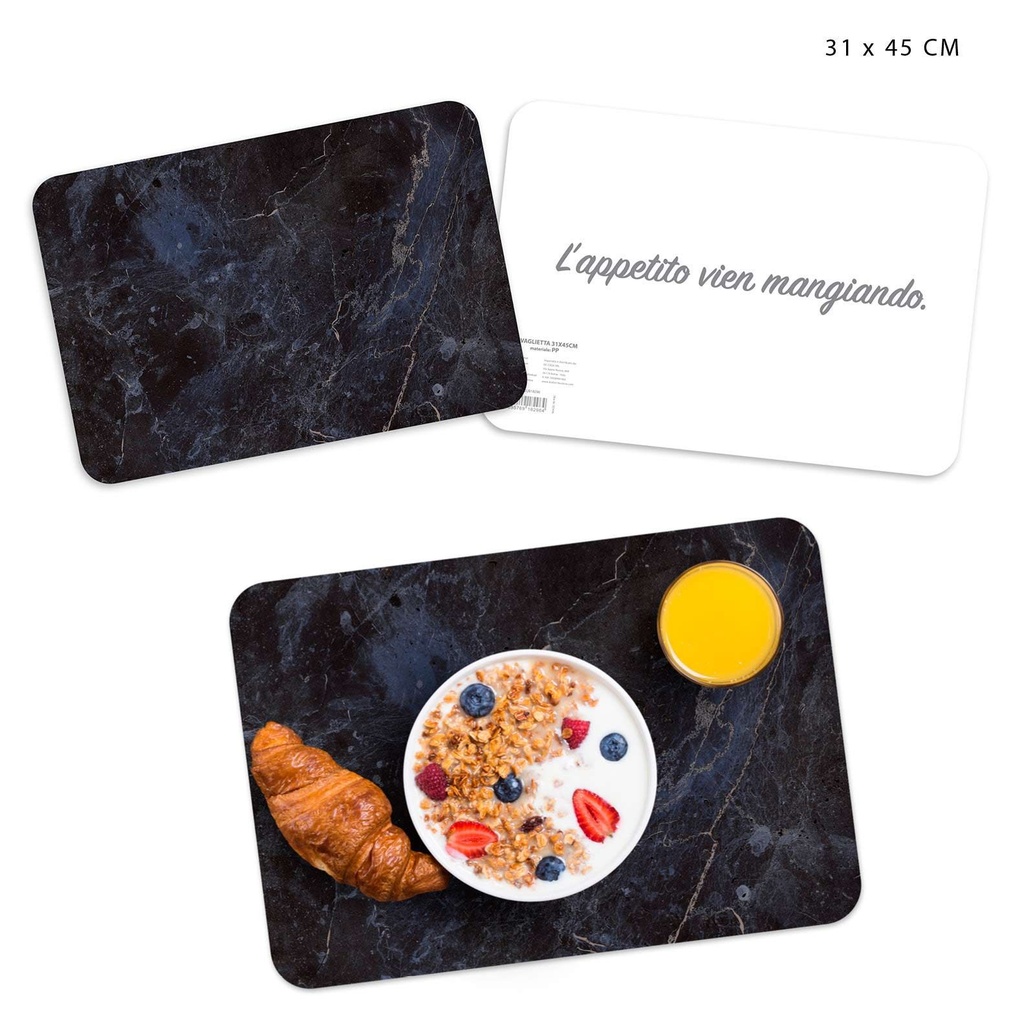 Mantel individual americano 31x45 cm - Manteles y artículos de cocina