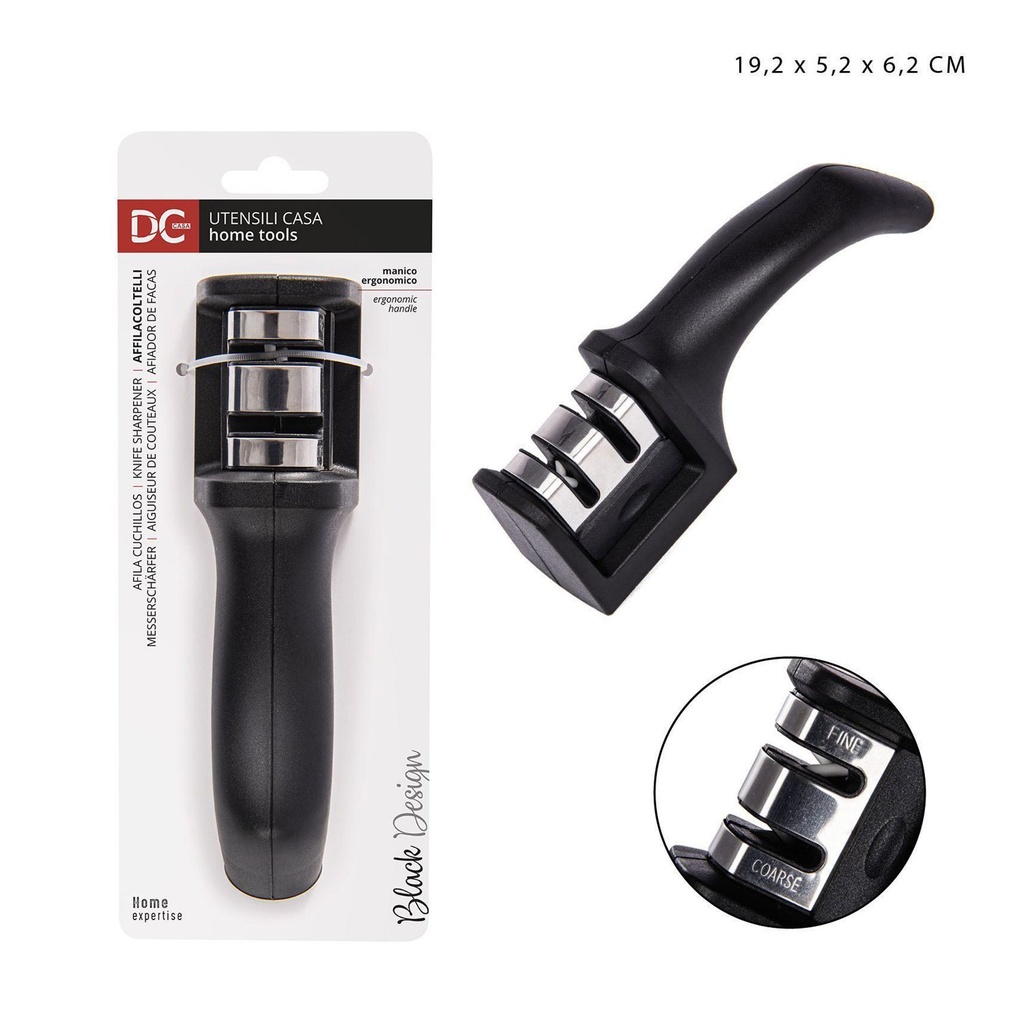 Afilador de cuchillos 19,2x5,2x6,2 cm - Utensilios de cocina