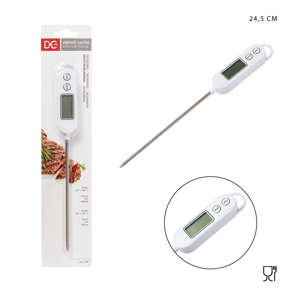 Termómetro digital para cocina 24.5cm