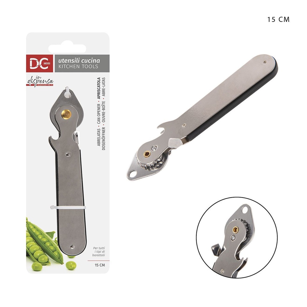 Abridor de cajas de acero 15x2.5cm - Utensilios de cocina
