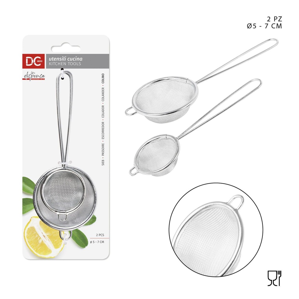 Colador redondo 5/7cm 2pcs para cocina