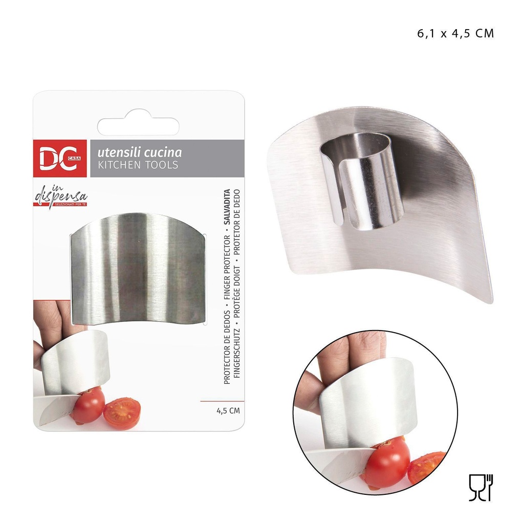 Protección de dedos acero 6x4.5cm - Ferretería