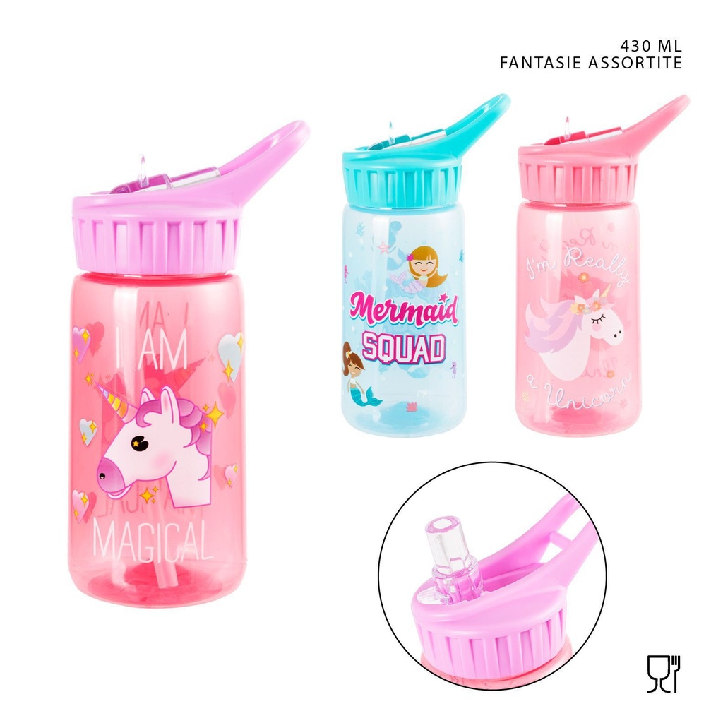 Botella de agua de plástico 430ml - Productos de agua