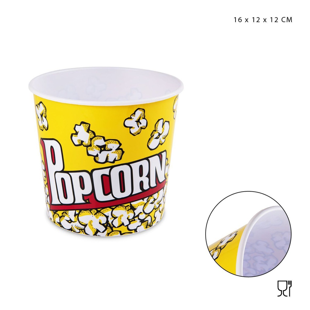 Cesta para palomitas de maíz 16X12X12 cm - Accesorios de cocina