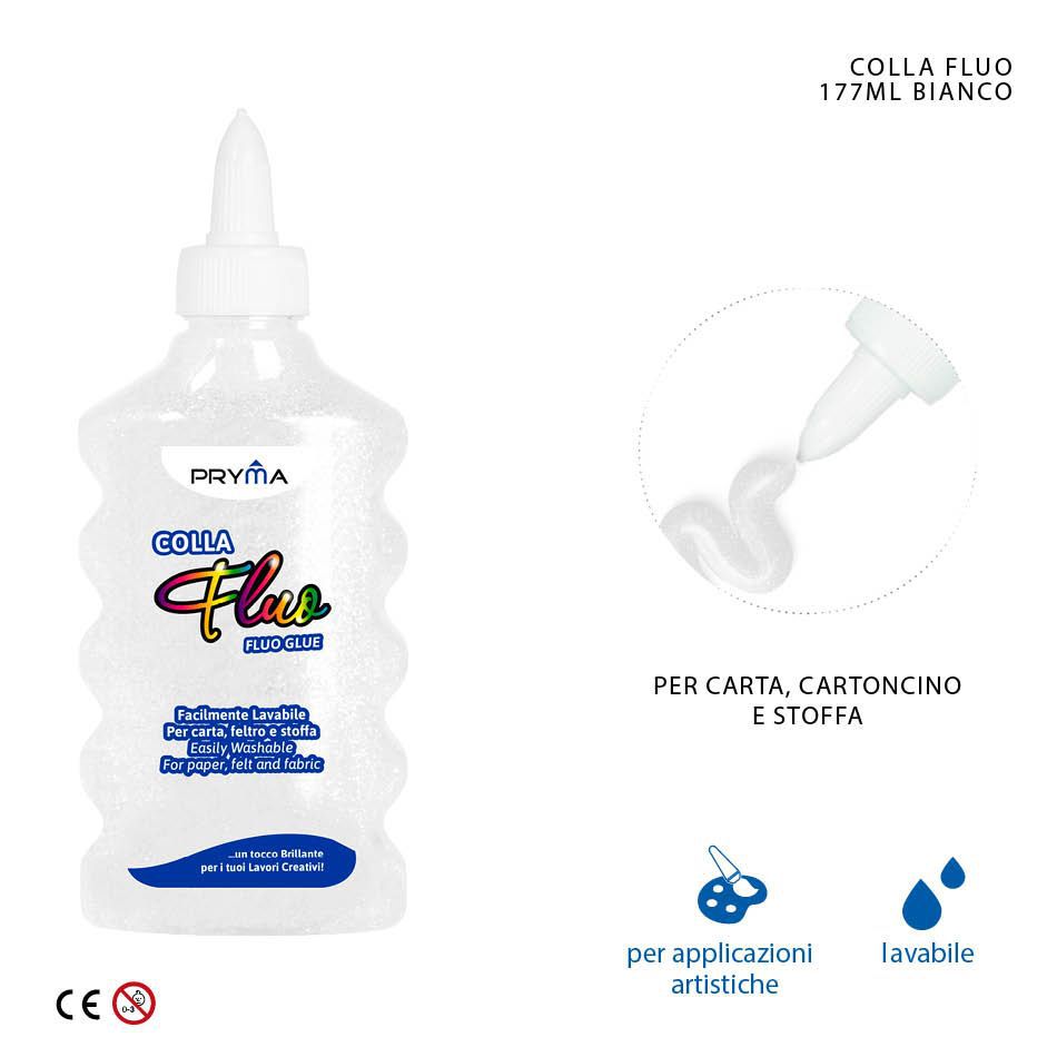 Pegamento fluorescente blanco 177ml