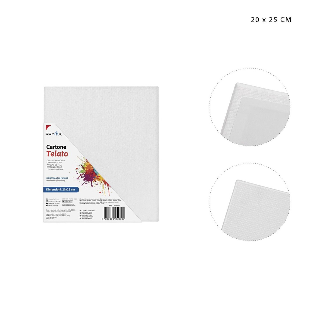 Lienzo 20x25 cm - Material de arte y manualidades