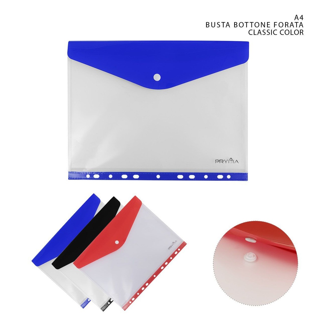 Carpeta botón A4 clásica - Material de oficina