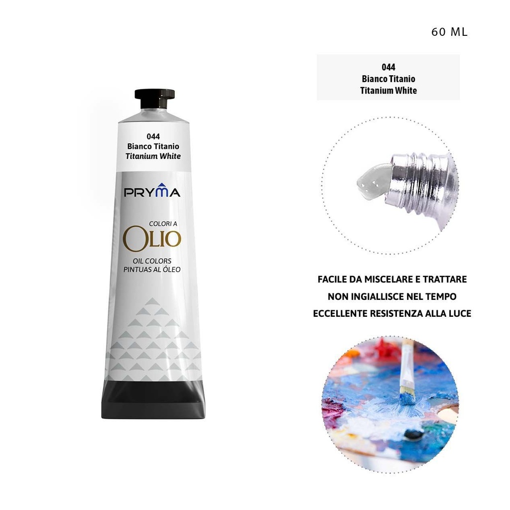 Pintura al óleo 60ml N.044 blanco titanio - Pinturas y arte