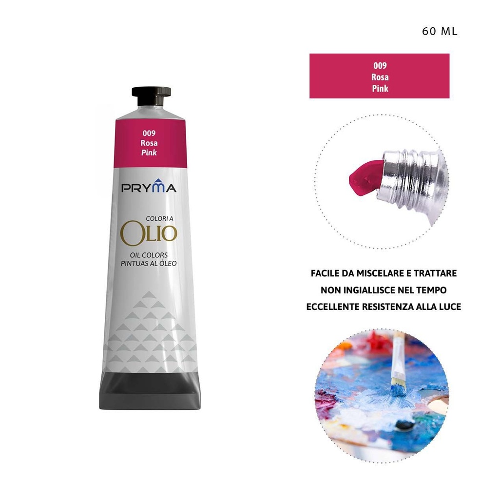 Pintura al óleo 60ml N.009 rosa - Pinturas y arte