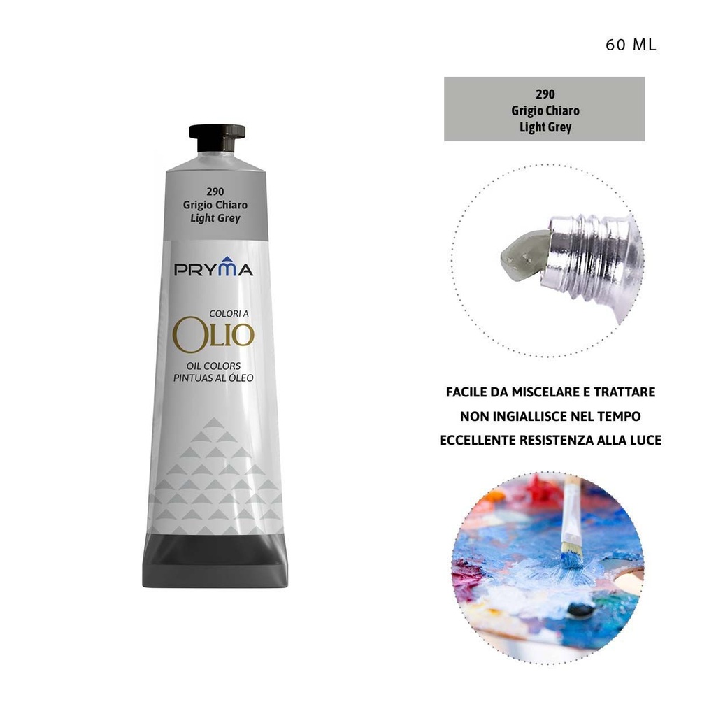 Pintura al óleo 60ml N.290 gris claro - Pinturas y arte