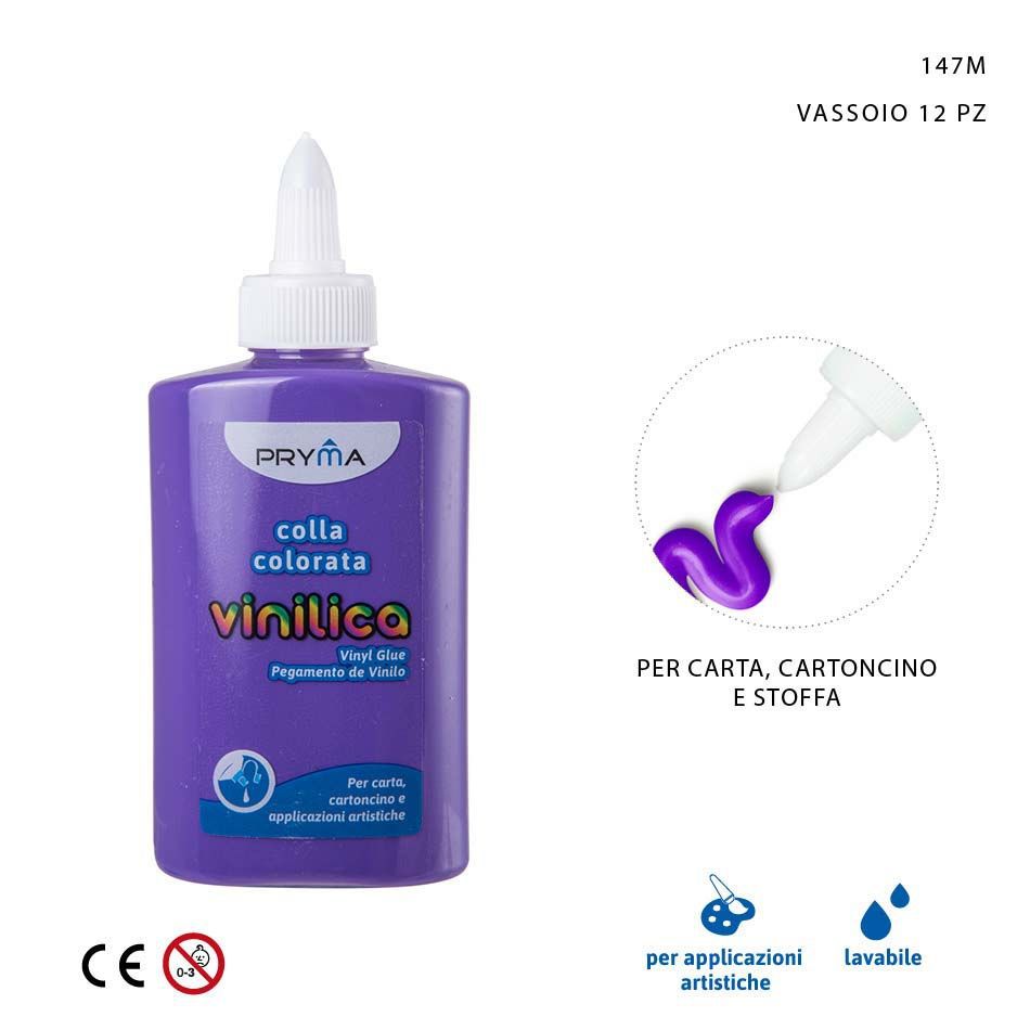 Pegamento violeta 147ml para manualidades y adhesivos