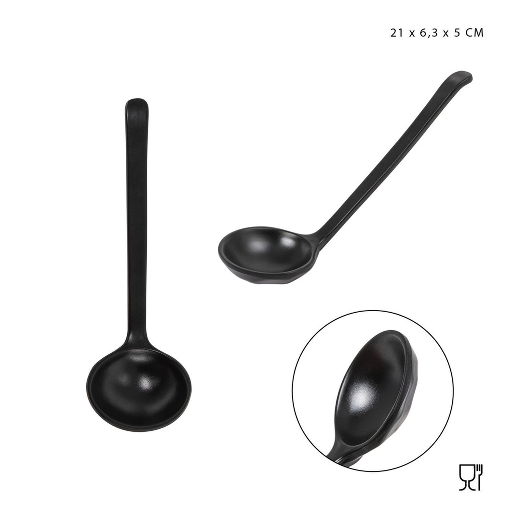 Cuchara de melamina 21x6.3x5cm - Utensilios de cocina