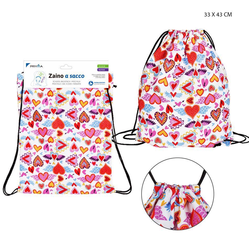 Bolsa con cordón 33x43 cm - Mochila y estuche deportivo