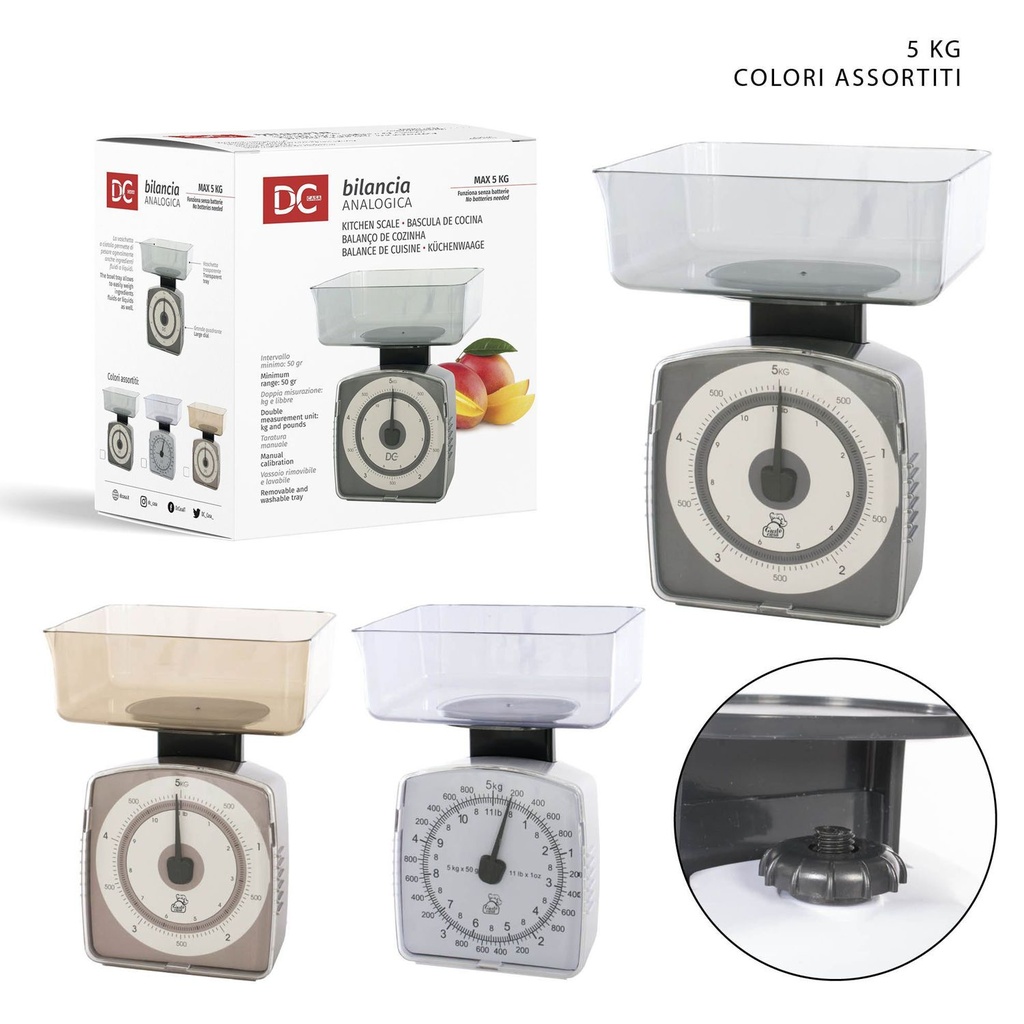 Báscula de cocina 5 kg - Accesorios de cocina