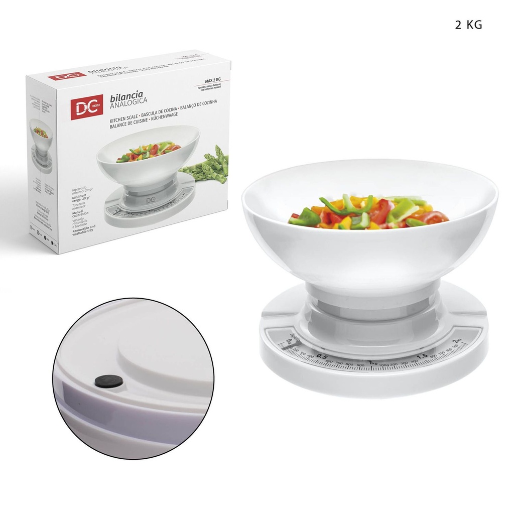 Báscula de cocina 2 kg - Accesorios de cocina