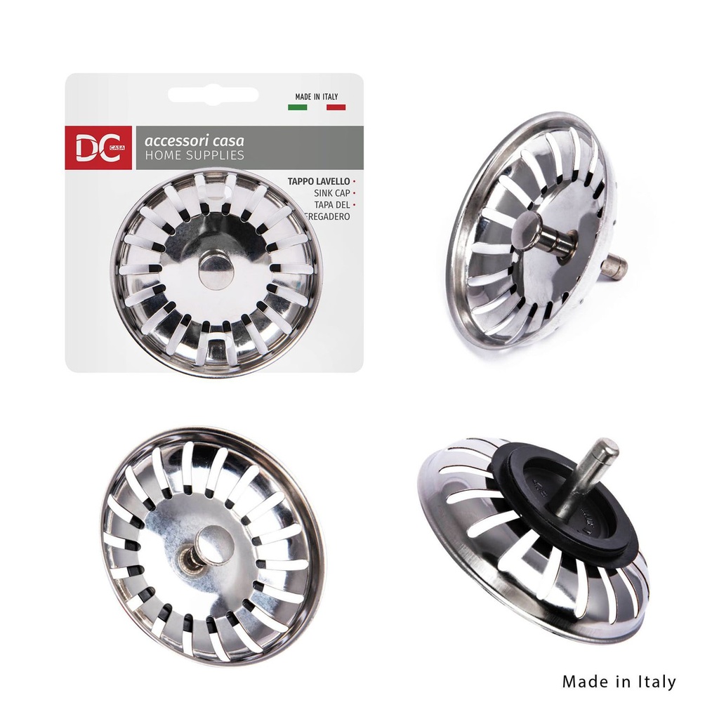 Tapa para fregadero inox. Lux. con perno corto - Accesorios de cocina