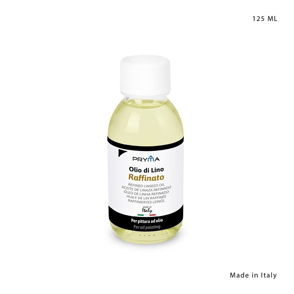 Aceite de lino refinado 125ml para pintura al óleo