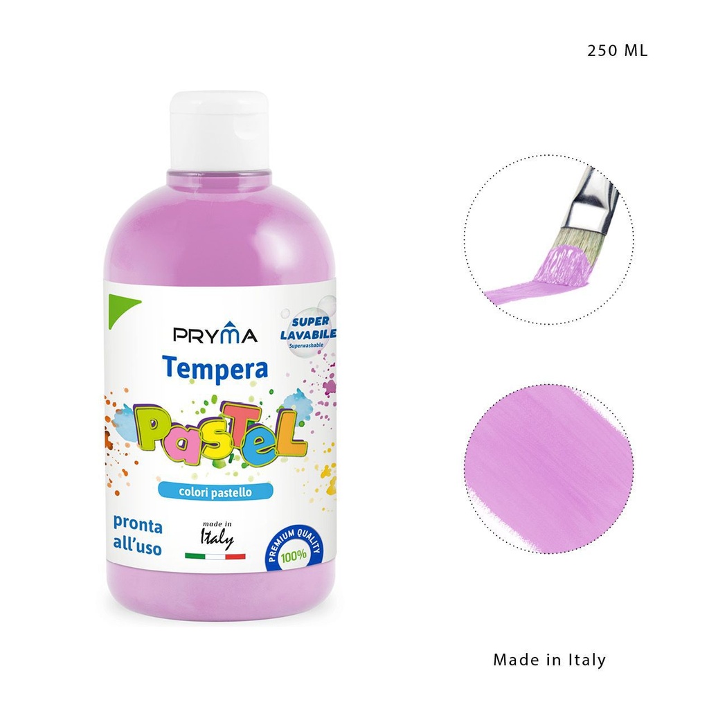 Témpera lavable 250ml magenta pastel para pintura