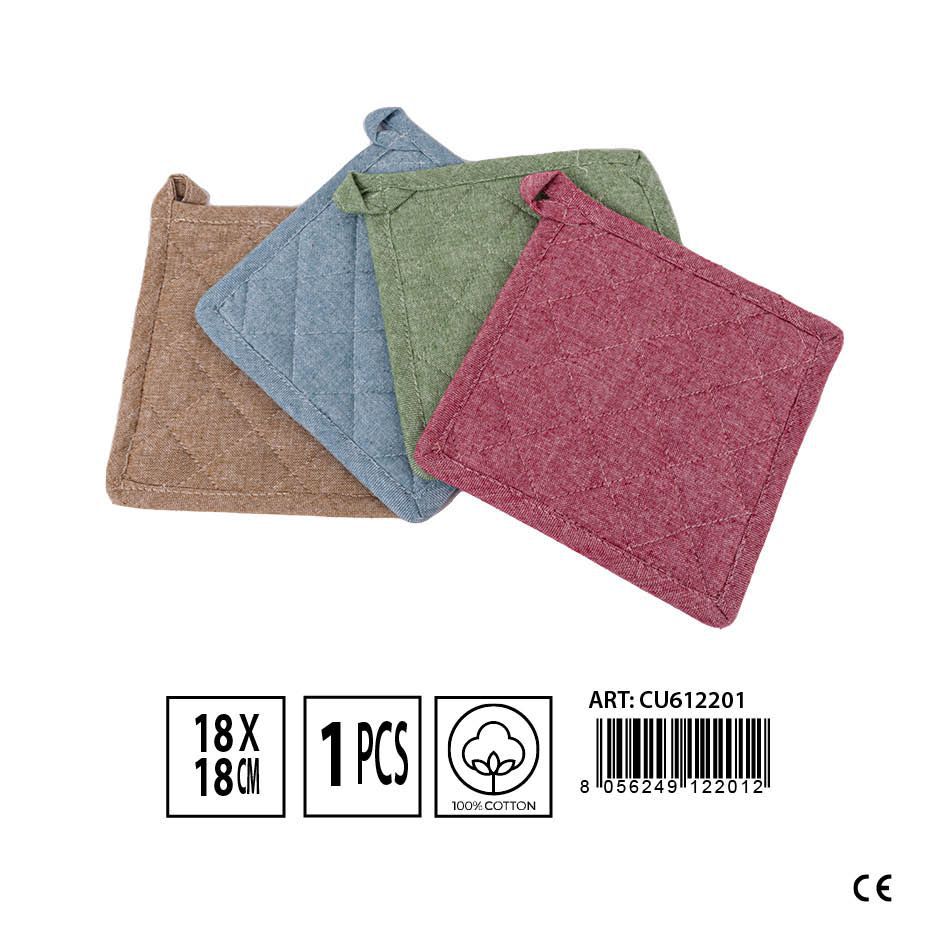Agarradera cuadrada 18x18 cm - Manteles y guantes de cocina