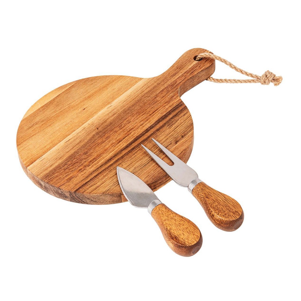 Set de cuchillo y tabla de cortar 25x18x2.5cm - Accesorios de cocina