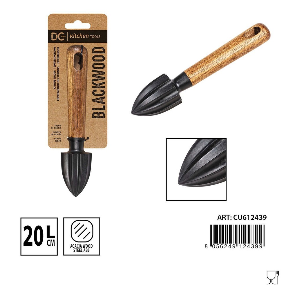 Escariador de limones Black Wood para cocina