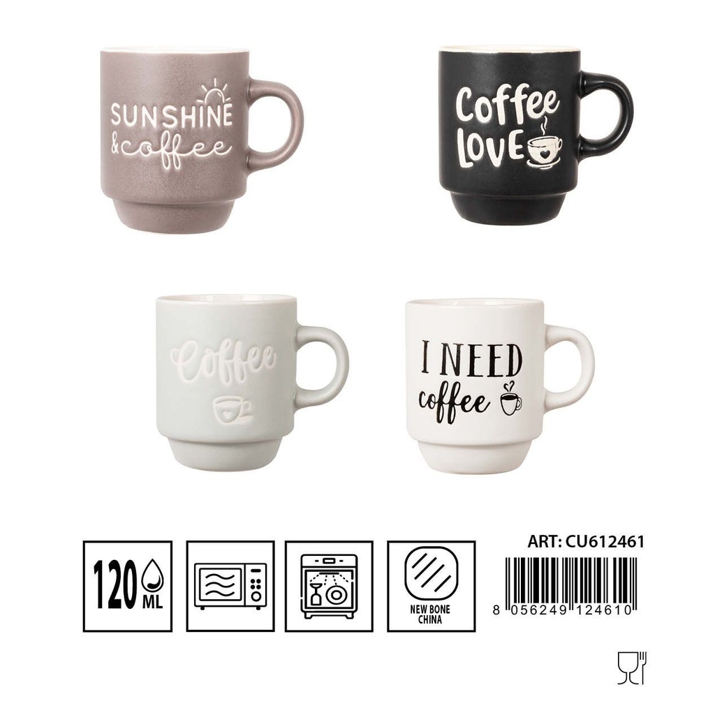 Taza de café con dibujo 400ml para cocina y bebidas