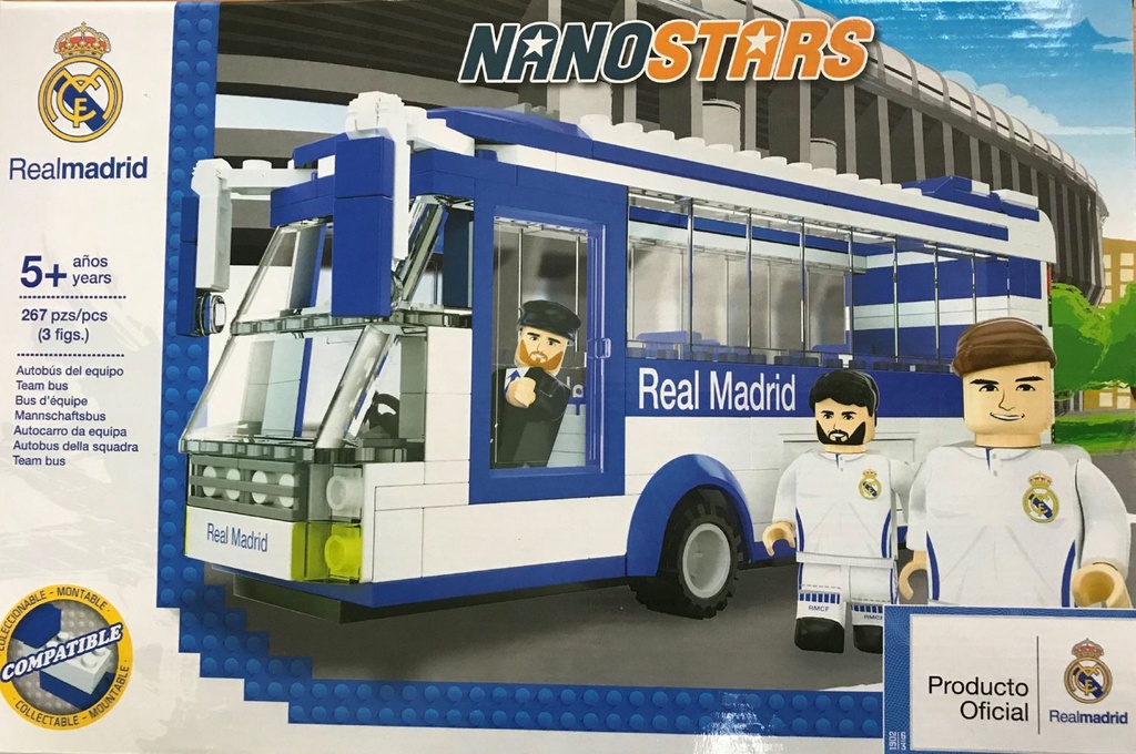 Nanostars bus 267 piezas Real Madrid