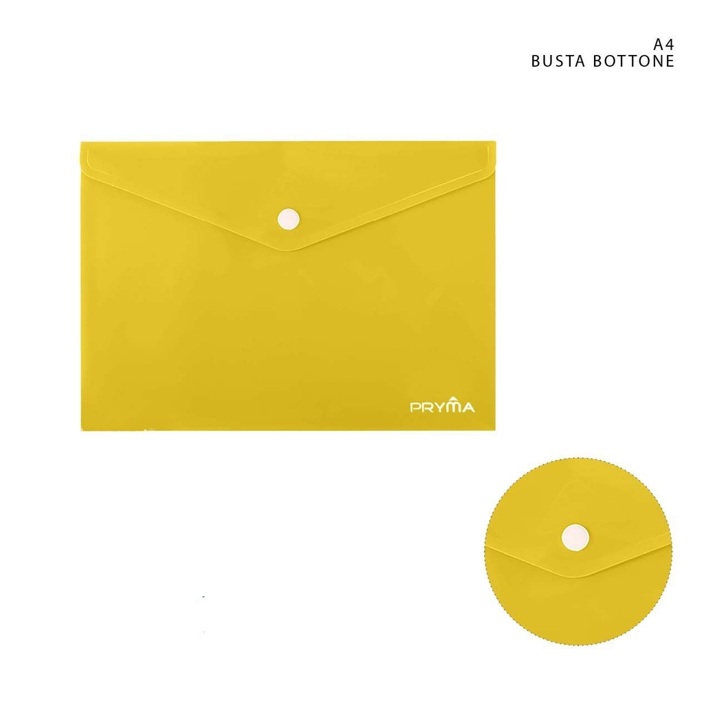 Carpeta botón amarillo A4 - Material de oficina y papelería