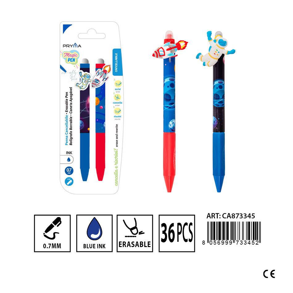 Bolígrafo borrable 0.7MM 2pz - Material de papelería