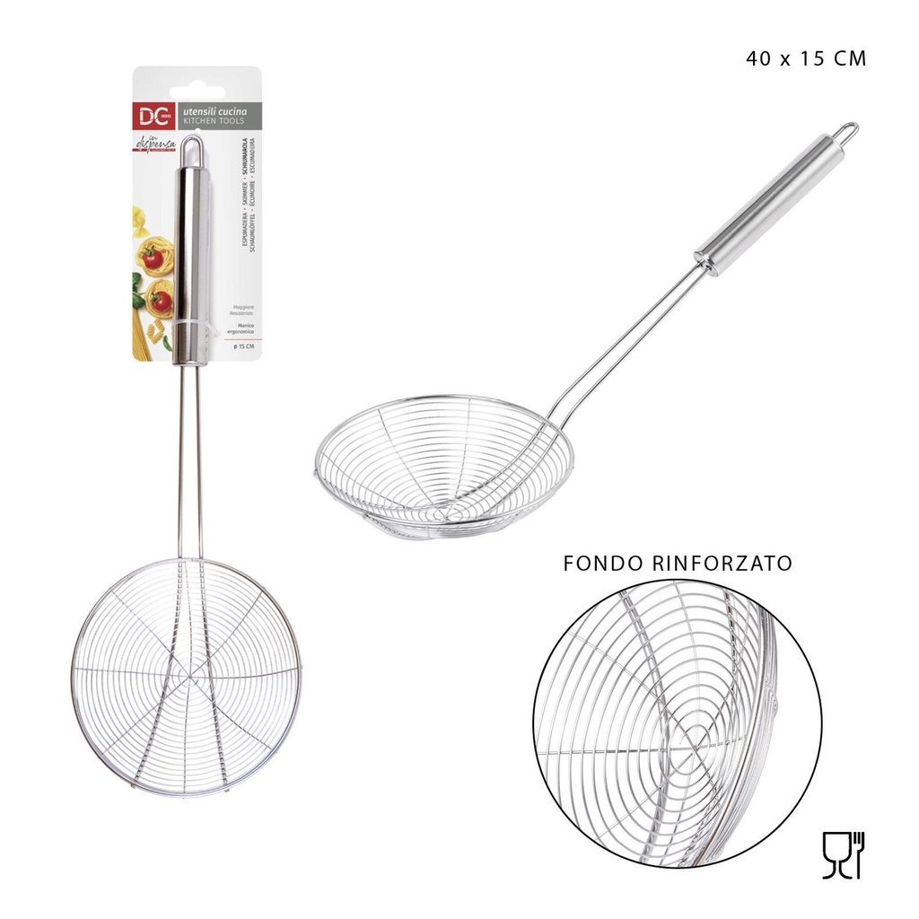 Espumadera de acero 40x15 cm - Accesorios de cocina