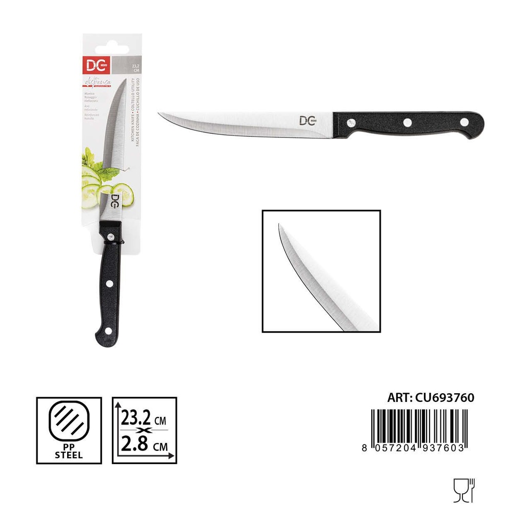 Cuchillo de uso 23.2x2.8cm - Utensilio de cocina