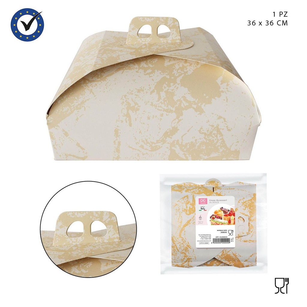 Caja para tartas 36x36 cm - Herramientas de horneado