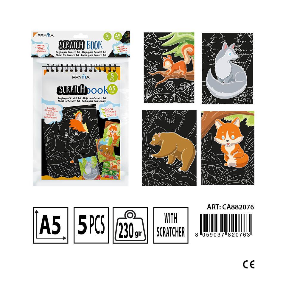 Libreta rascable A5 5FF 230G - Material de arte