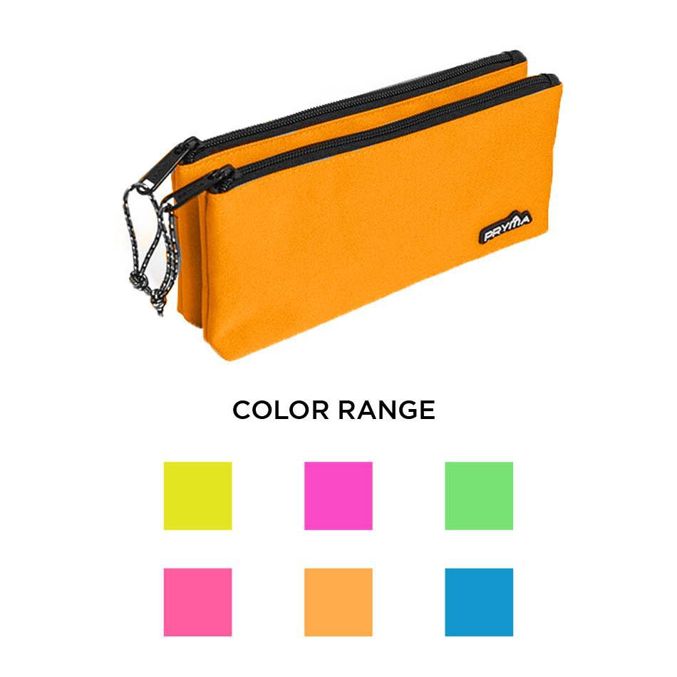 Estuche de doble capa fluorescente  - Suministros escolares 