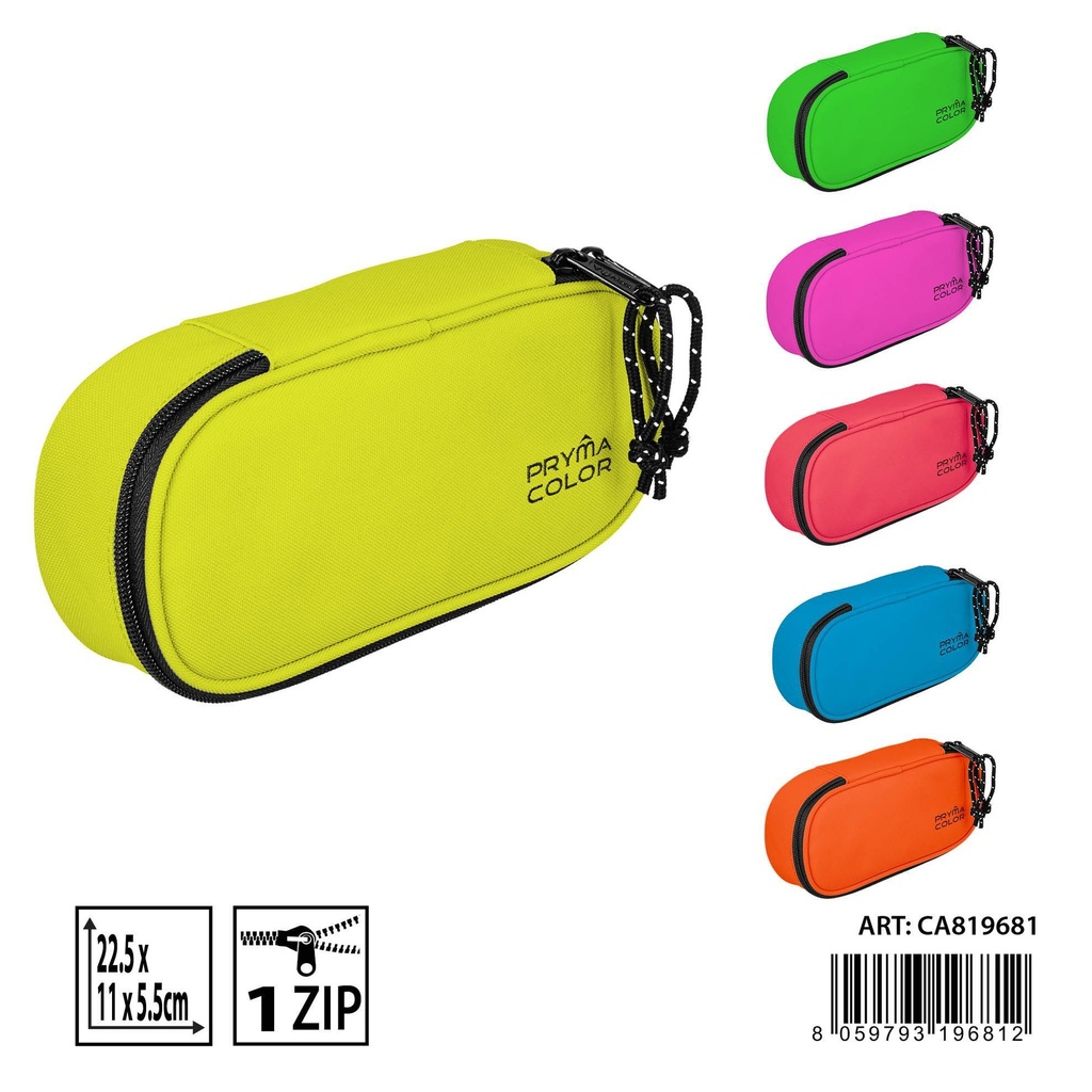 Estuche con tapa 22.5x11x5.5cm para almacenar útiles escolares