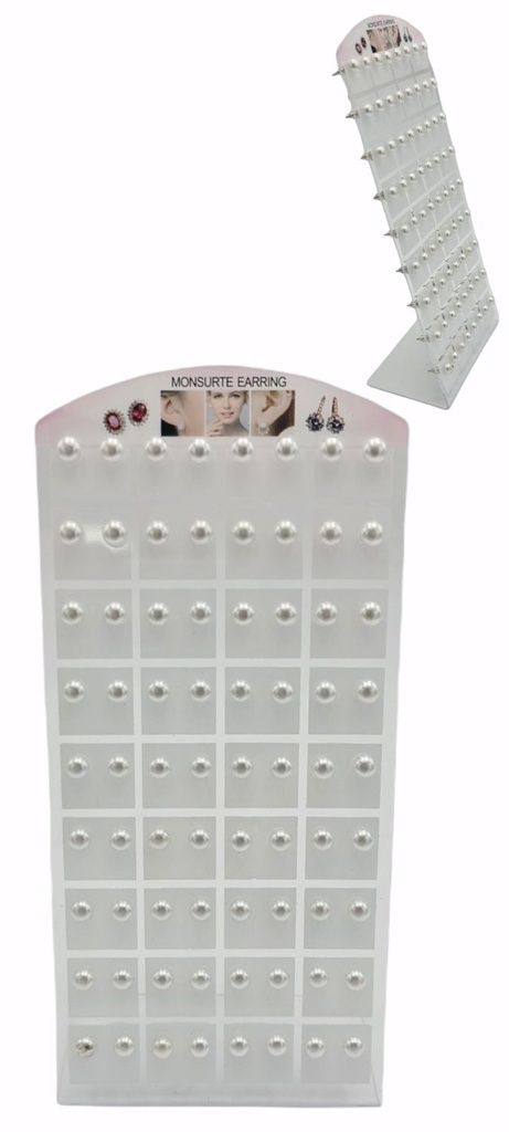 Pendiente b/perla/oval 6mm 36/p - Joyería y bisutería