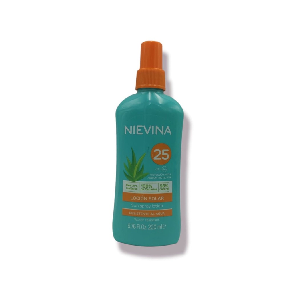 Loción solar Nievina F25 200ml