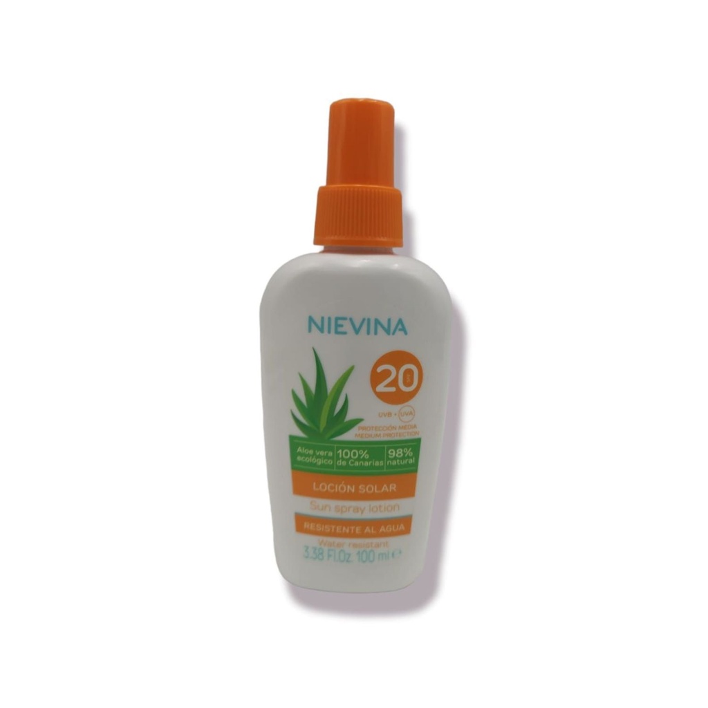 Nievina leche solar F20 100ml para protección solar