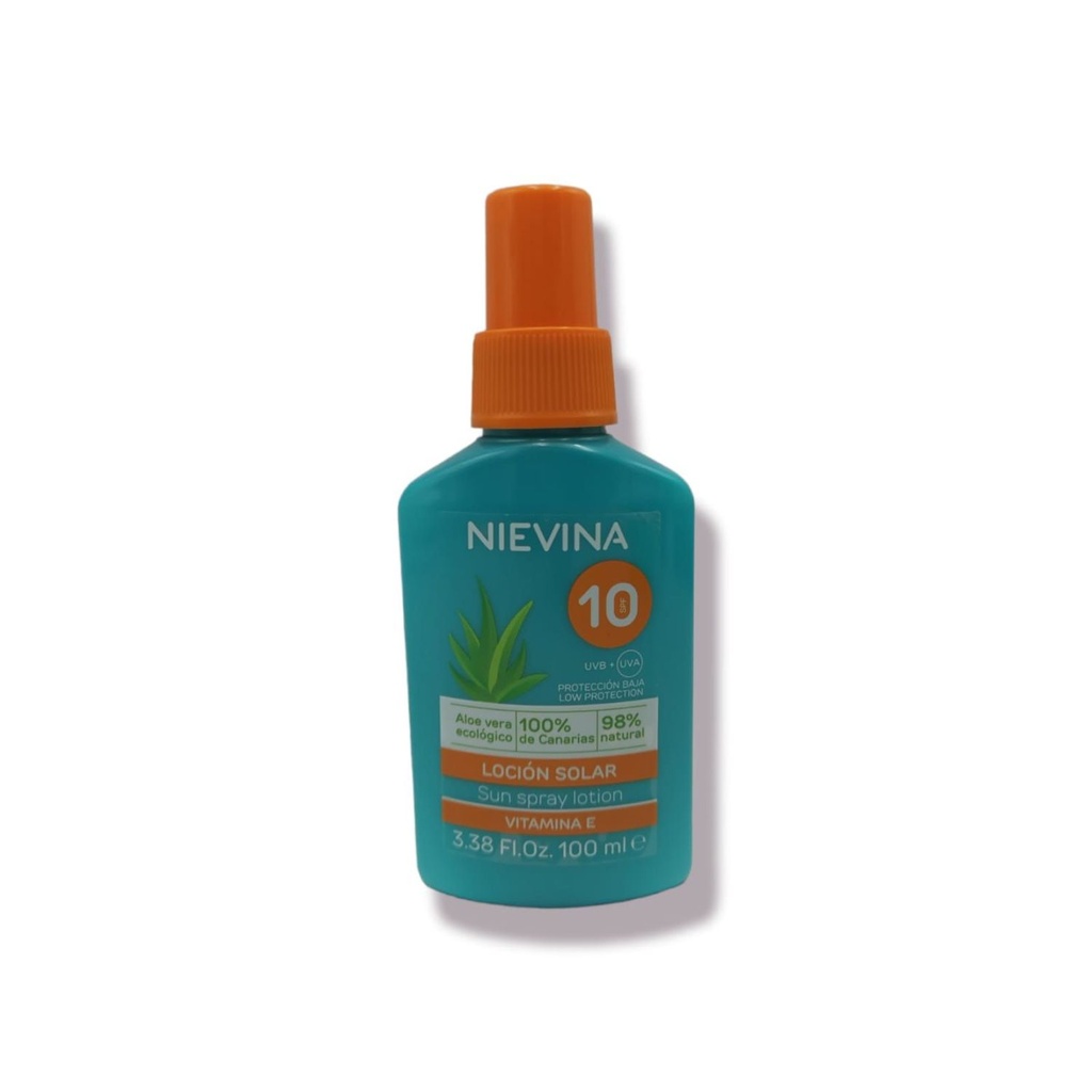 Loción solar Nievina F10 100ml para protección solar