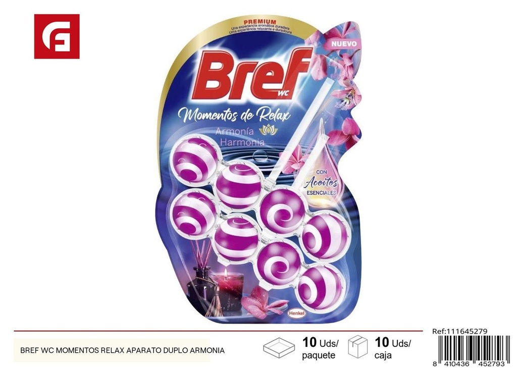 Limpieza WC BREF Momentos Relax - Productos de limpieza