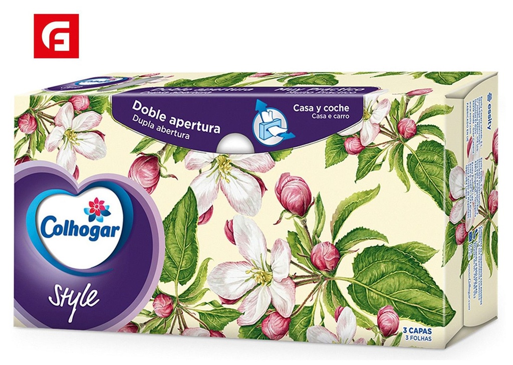 Pañuelos faciales Colhogar estilo 66 UDS - Productos de limpieza y papel higiénico