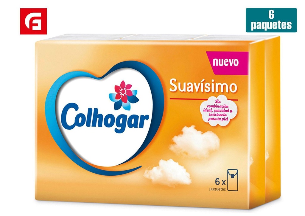Paños de papel Colhogar 6x9 blanco para higiene personal
