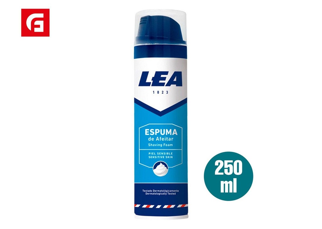 Espuma de afeitar 250ml LEA - Productos de cuidado personal