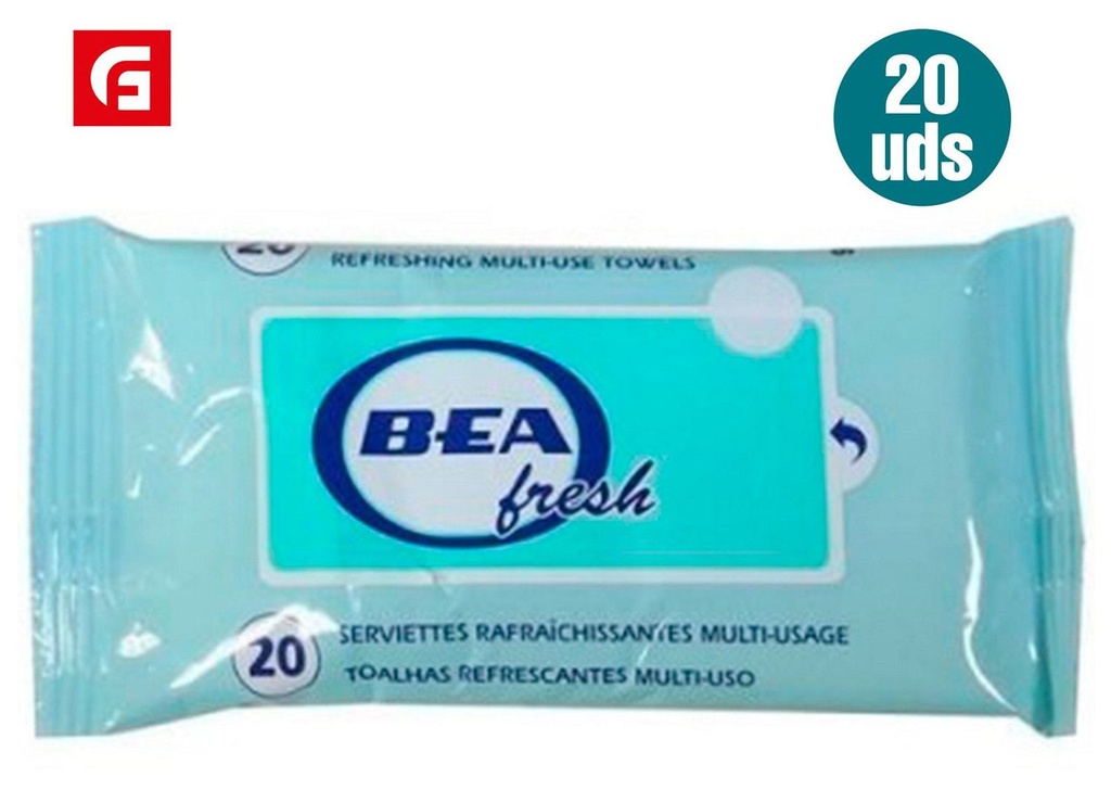 Toallitas Multiusos 20 Piezas BEA FRESH - Productos de cuidado personal