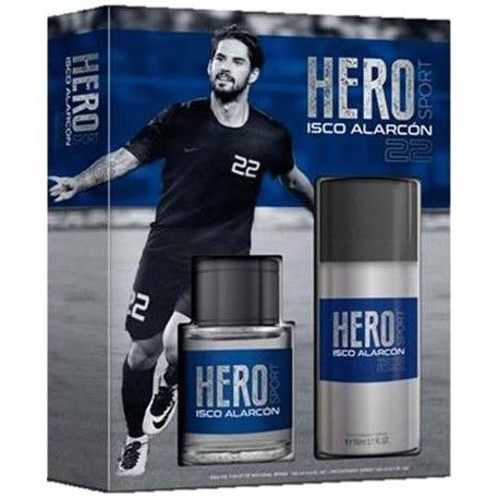 Set de colonia Hero Isco 100ml + after shave 75ml