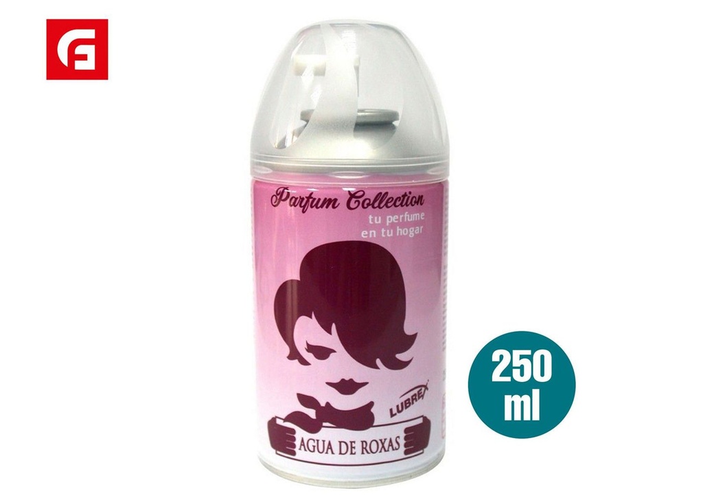 Ambientador spray Lubrex 250ml rosas para hogar