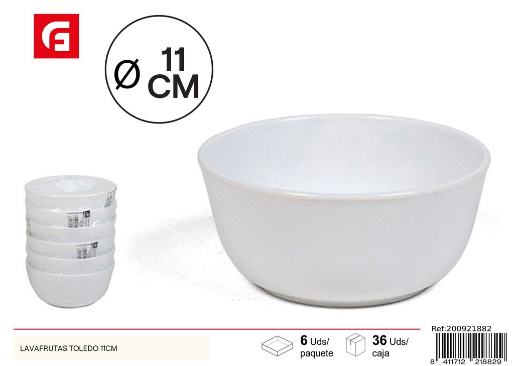 Envase lavafrutas de cerámica Toledo 11 cm - Bowl y vajilla de cerámica