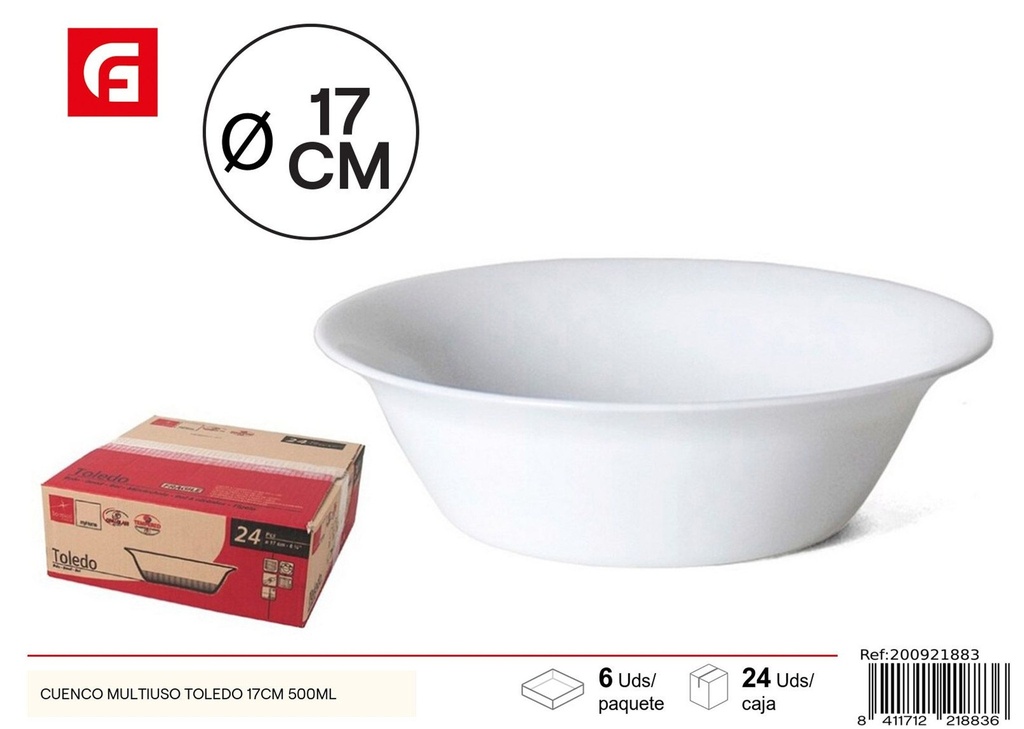 Cuneco multiusos Toledo 17cm 500ml - Vajilla y cerámica