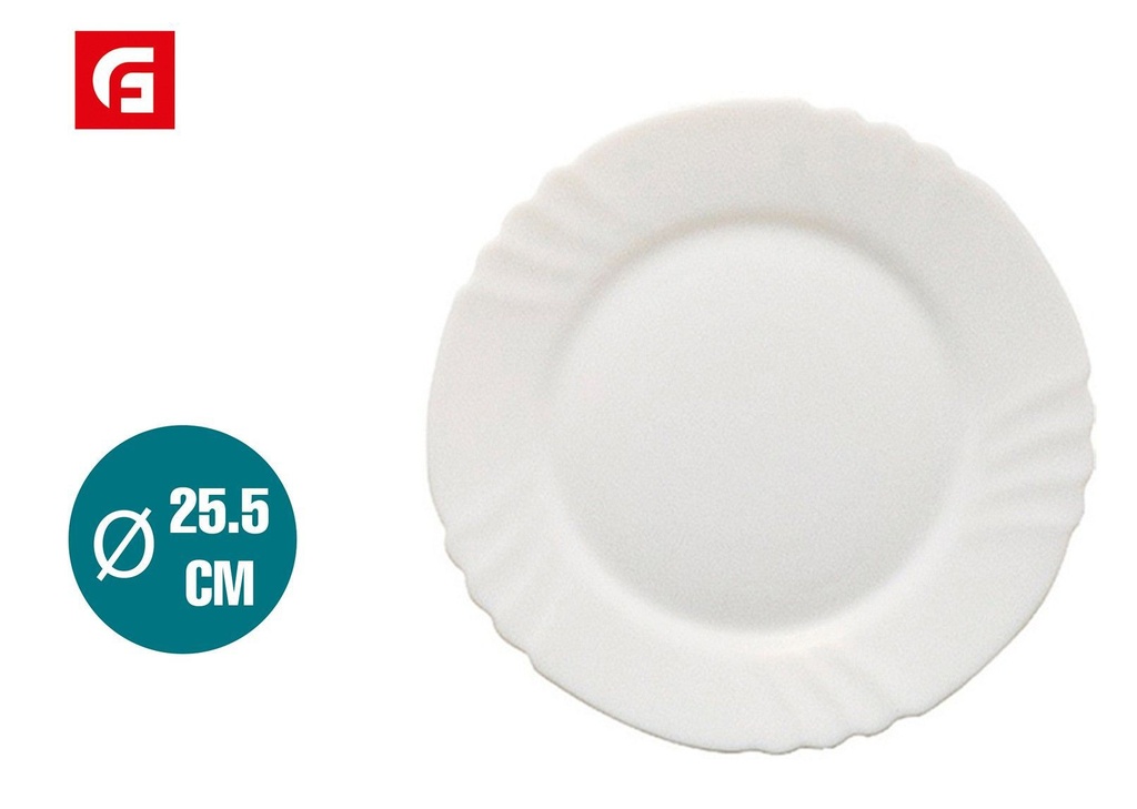 Plato llano Ebro 25.5 cm - Vajilla de cerámica